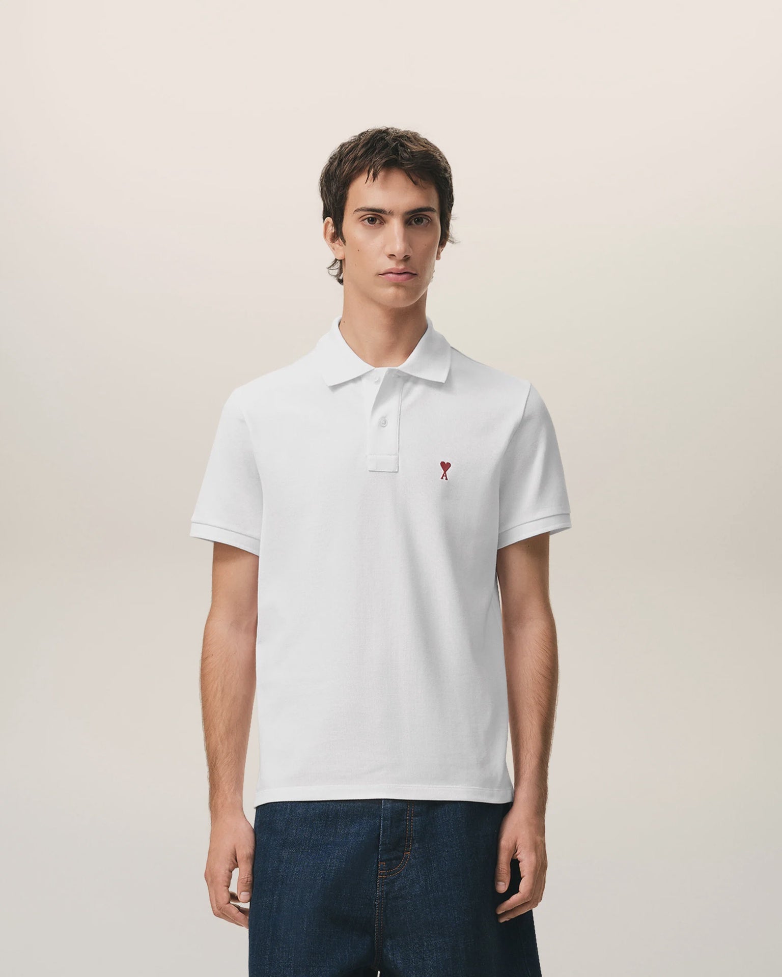 POLO RED ADC WHT