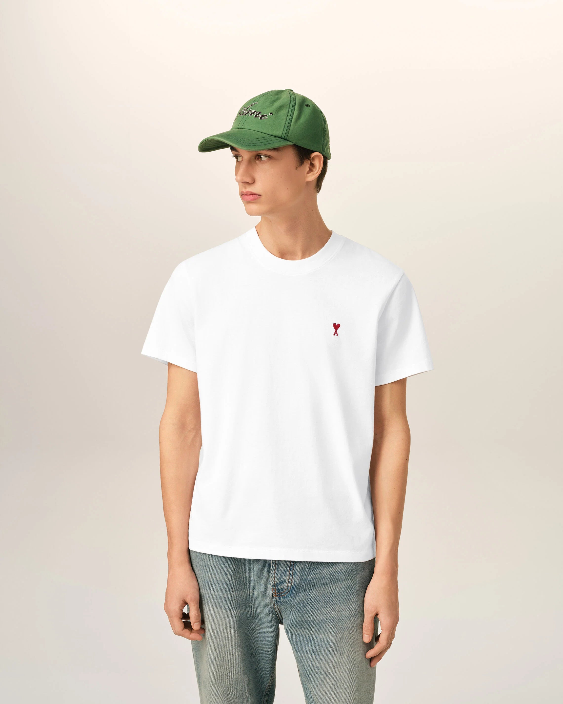 T-Shirt With Red Ami De Coeur