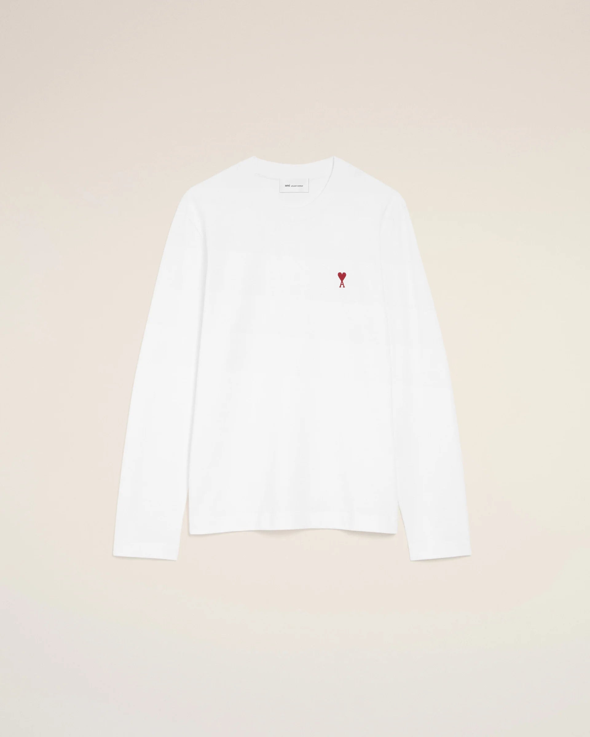 Long Sleeves TShirt With Red Ami de Coeur