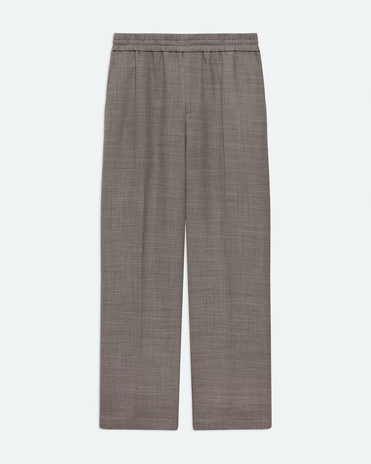 Pull-On Trouser in Beige Melange