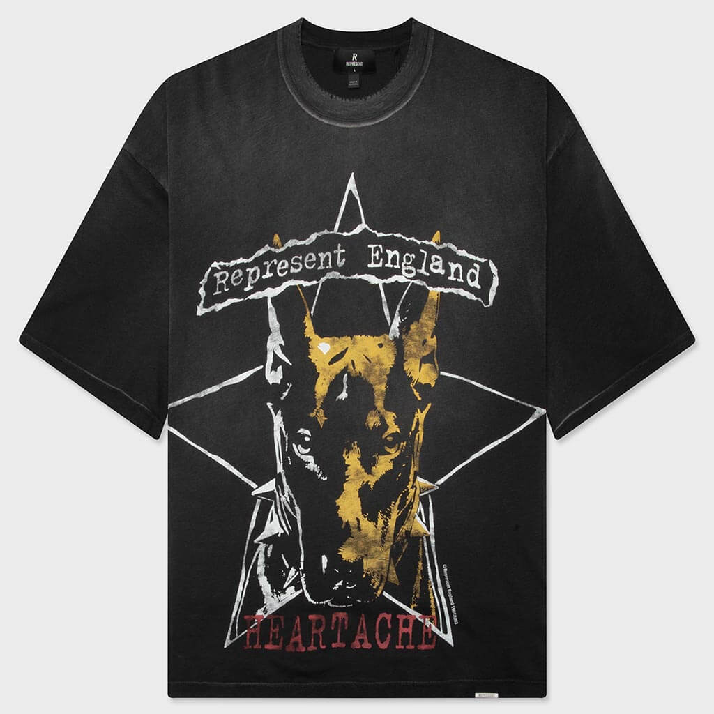 Riot T-Shirt Washed Black