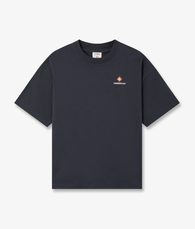 OVERSIZED T-SHIRT NAVY JERSEY