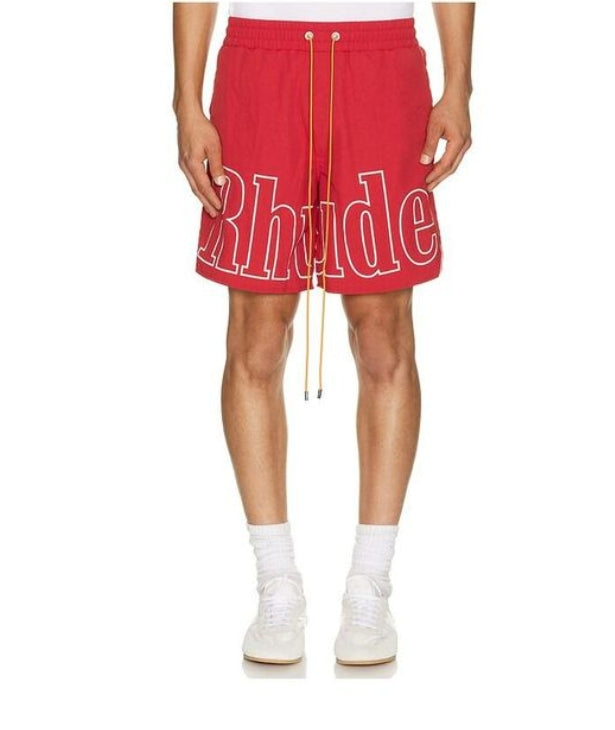 Logo Track Short Red