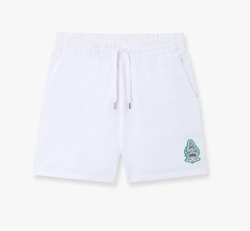 CASABLANCA HOTEL EMBLEM EMBROIDERY PATCH SWEATSHORTS