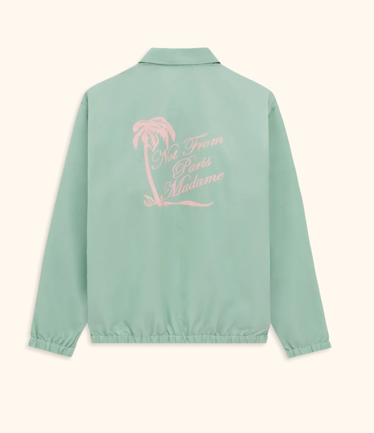 VESTE SLOGAN PALMIERS WTR GRN