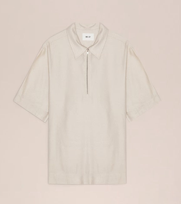 BRUNO LINEN BLEND POLO