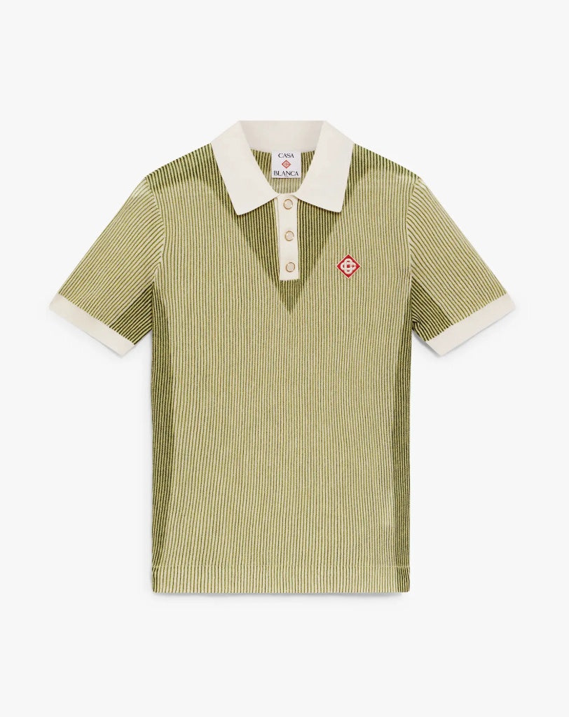VERTICAL STRIPE POLO SHIRT