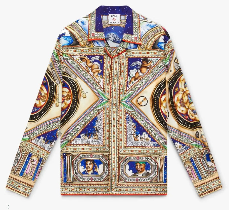 PLAFOND ORNE DE MUSIQUE LS SILK SHIRT