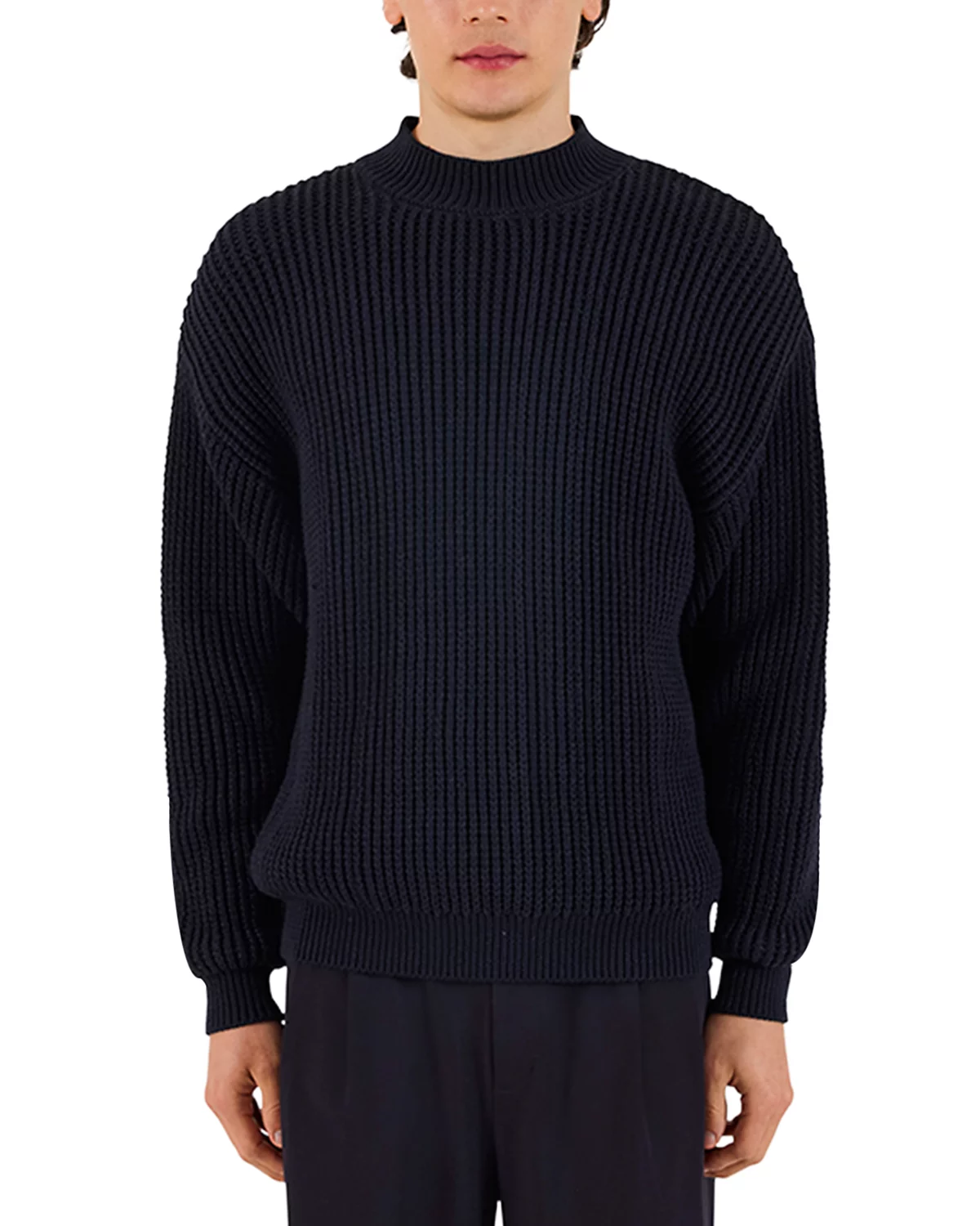 Brioche Knit Chunky Sweater