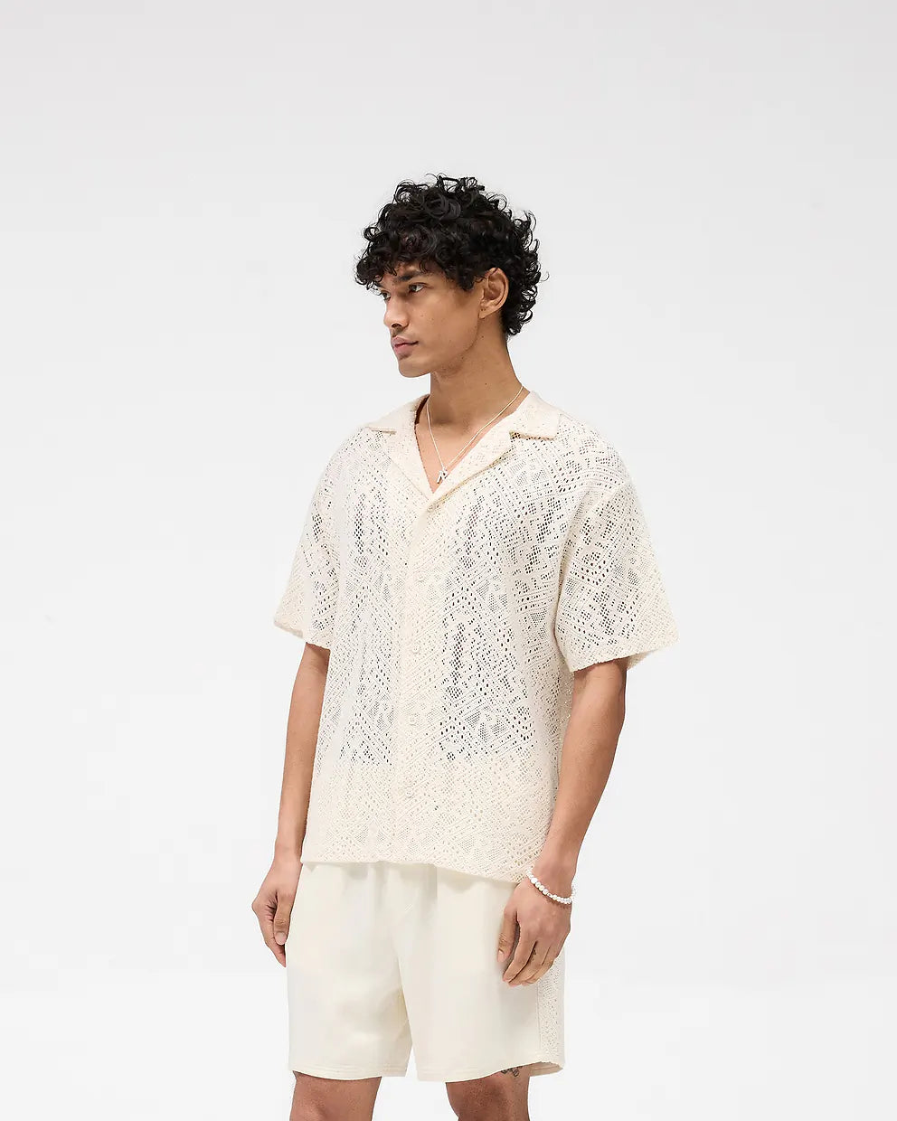 All Over Crochet Shirt