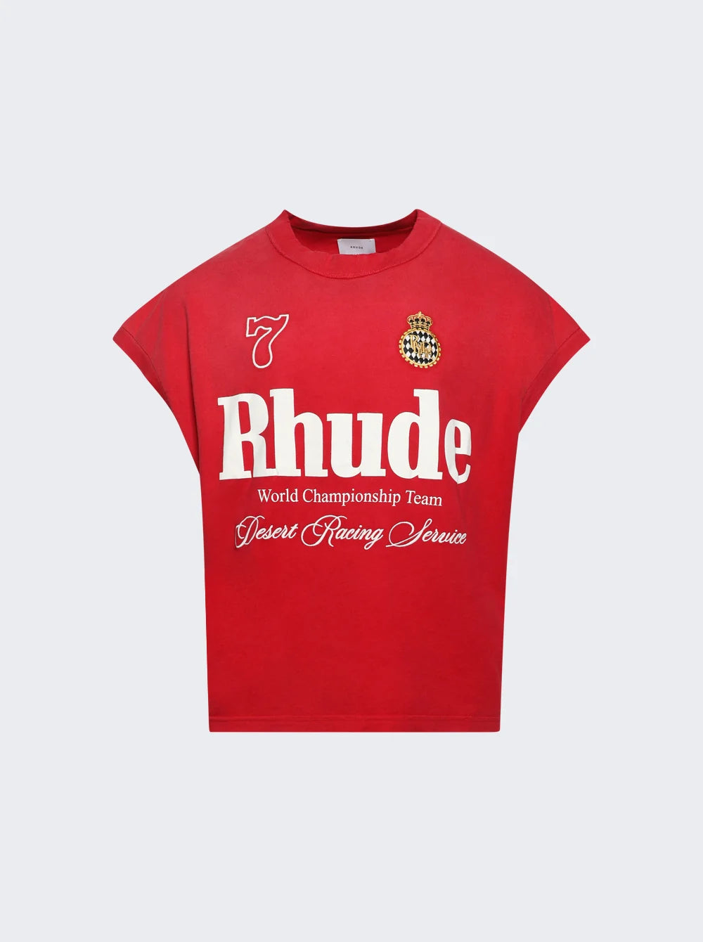 Desert Racing Script Cut-Off Tee