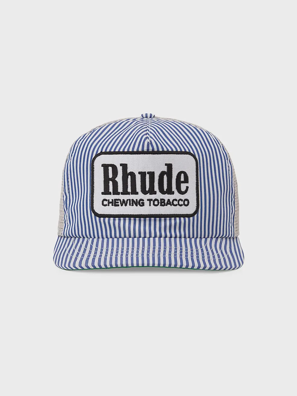 Blue Striped Tobacco Trucker