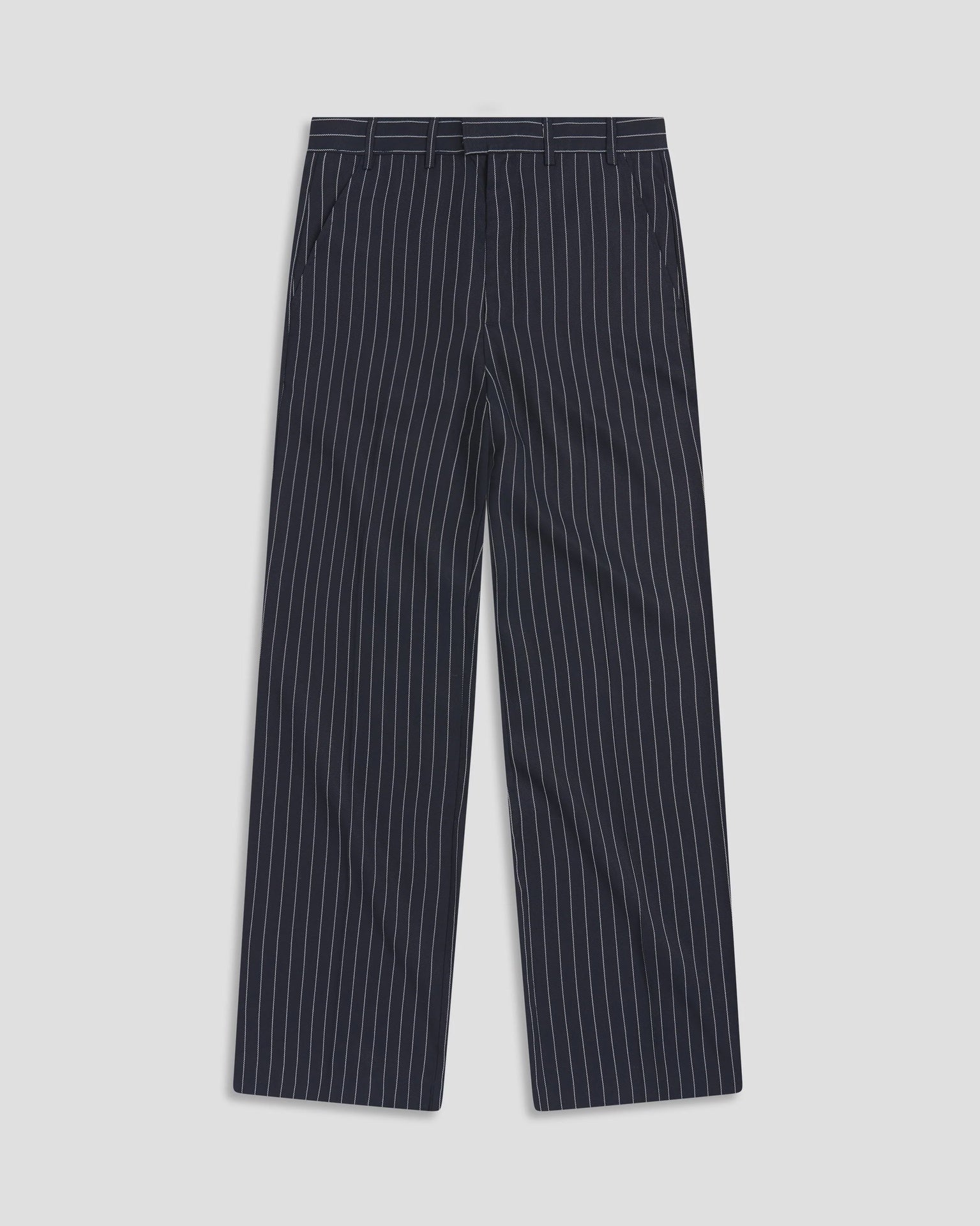 ELLIOTT PINSTRIP TROUSER NVY