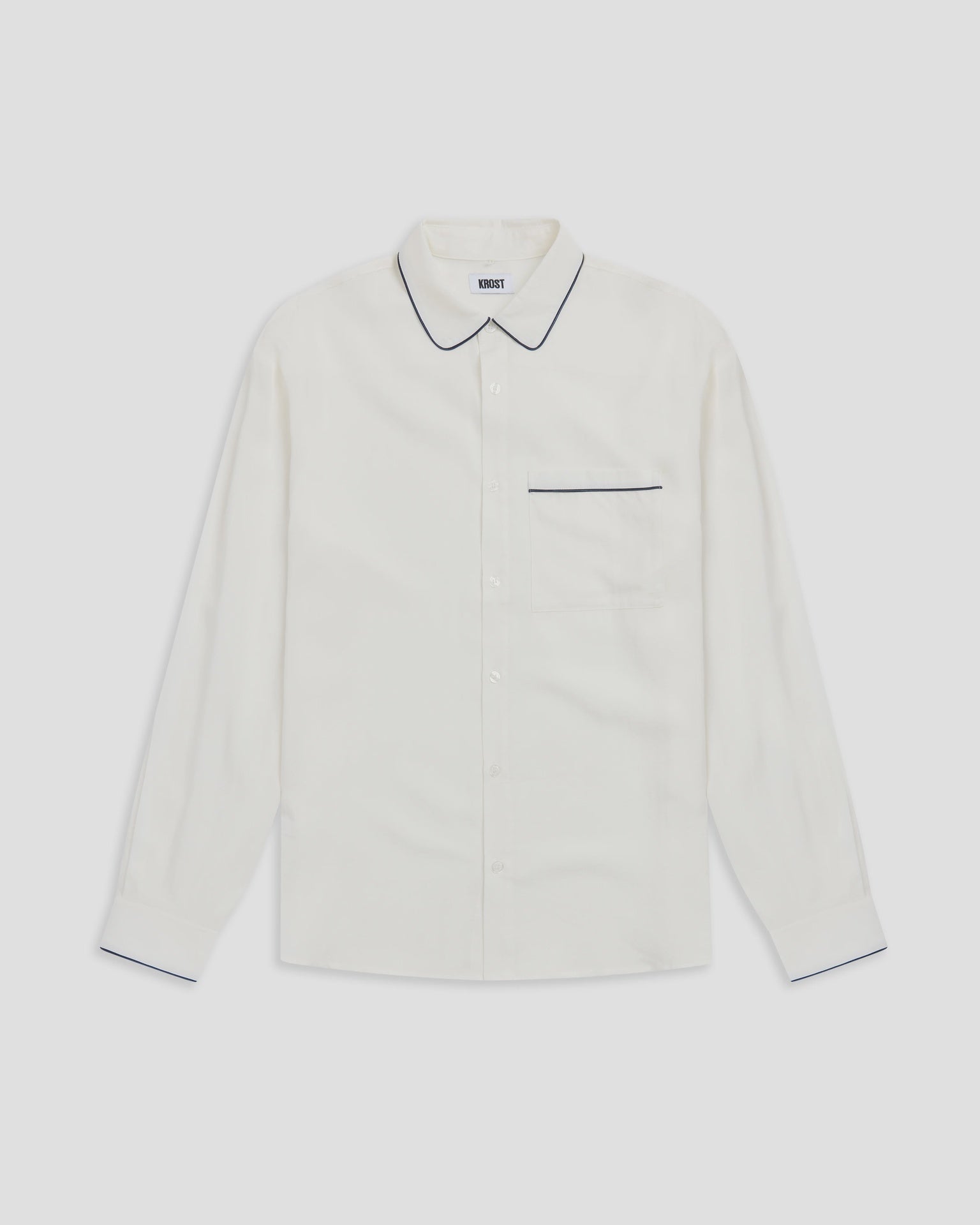 JORDAN PIPING SHIRT WHT