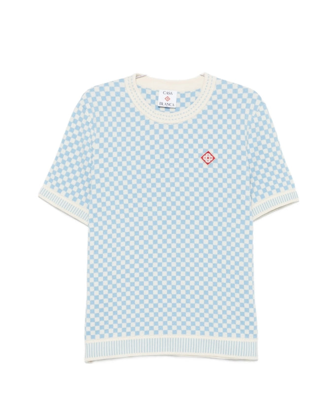 Checkered Knit Shirt
