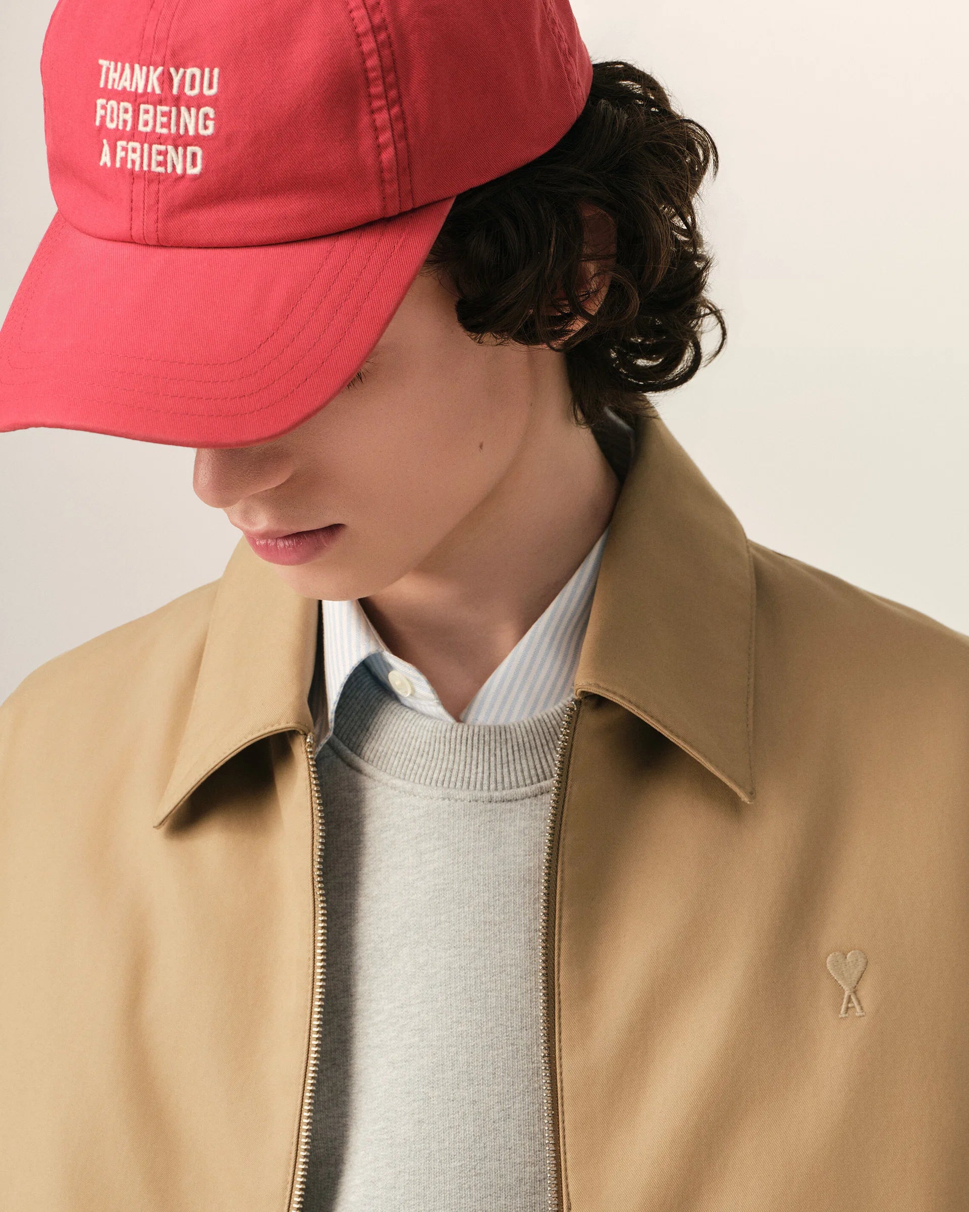 Ami de Coeur Padded Zipped Jacket