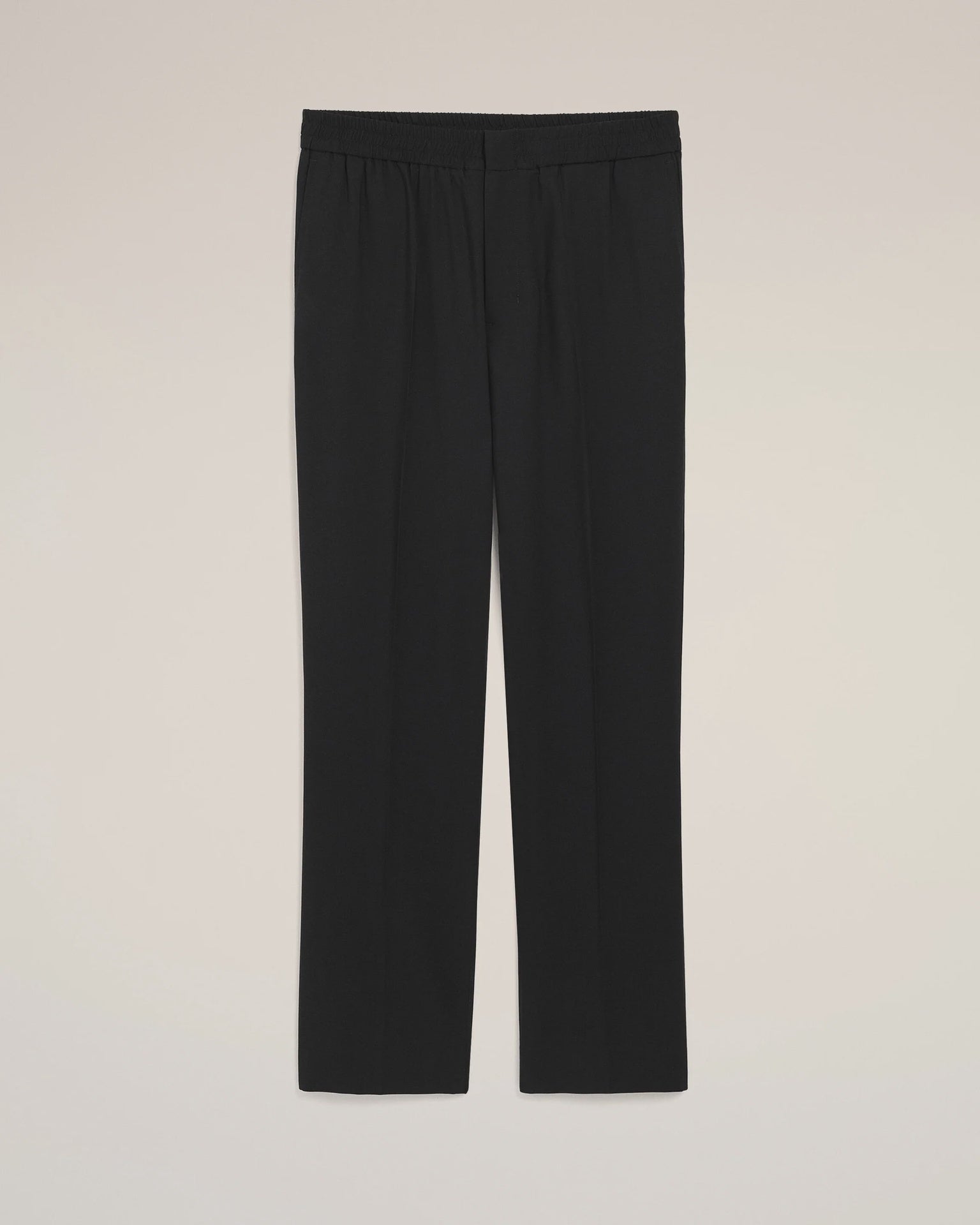 ELASTICATED WAIST TROUSER BLK