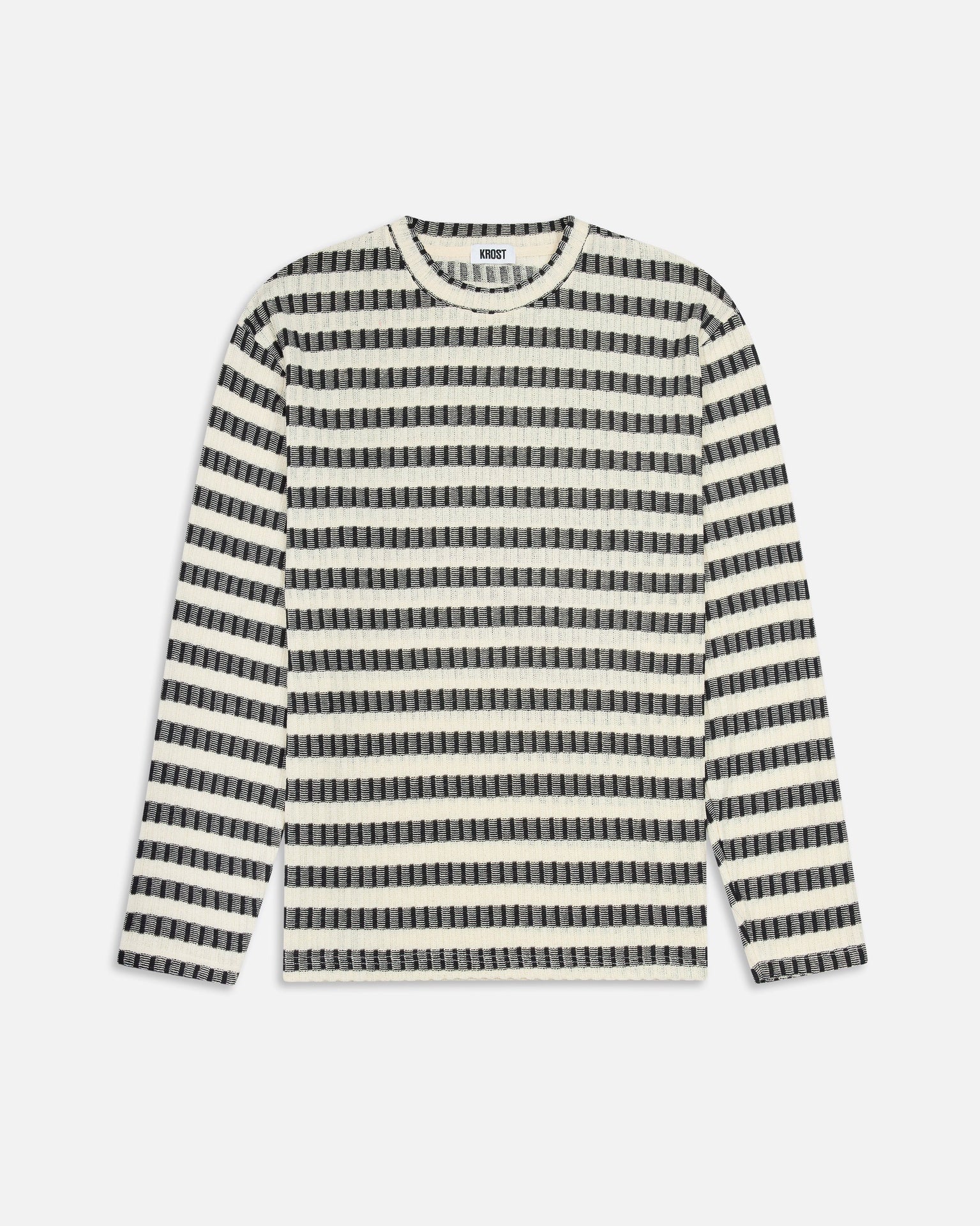 KNIT STRIPE LONG SLEEVE