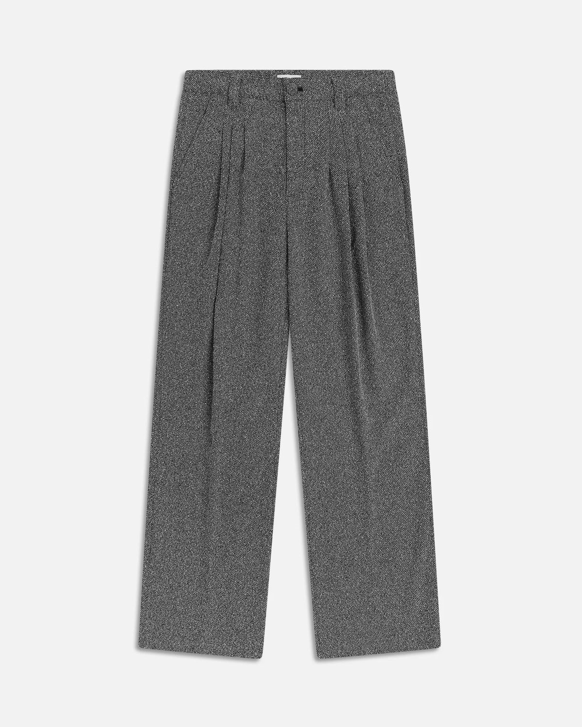 Triple Pleated Static Trouser