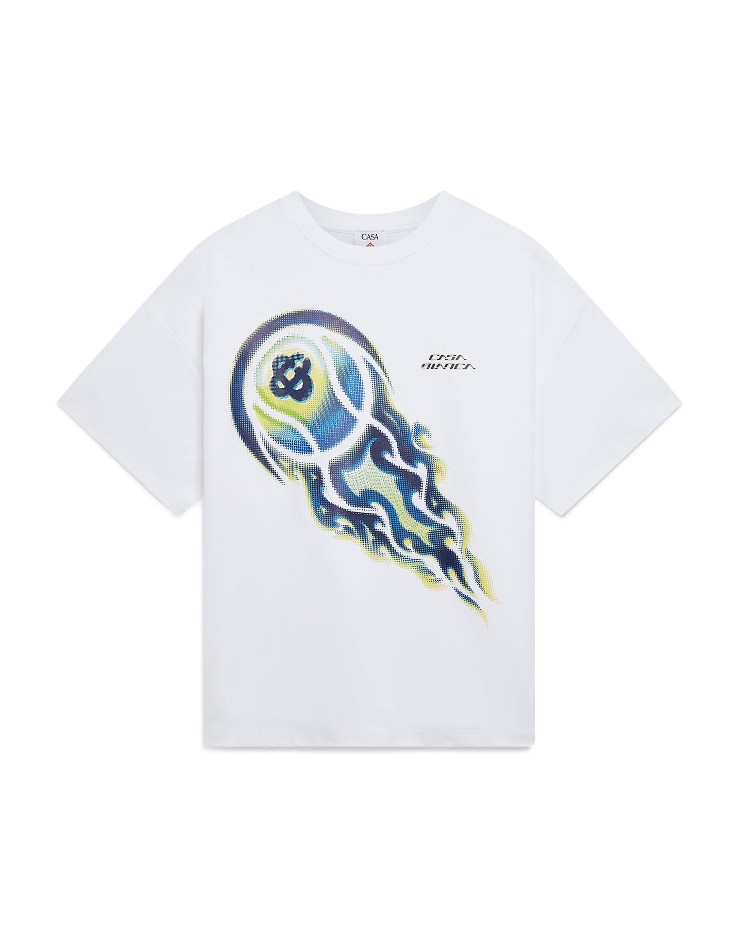 FLAMING TENNIS BALL OVERSIZED T SHIRT