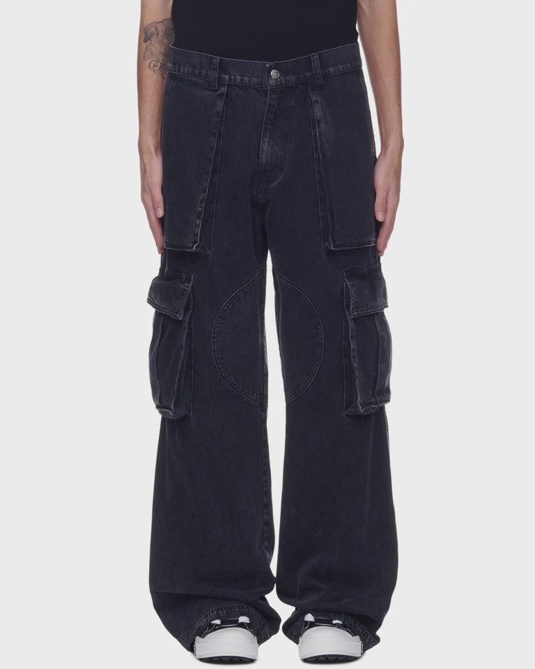 DENIM LOGO CARGOS