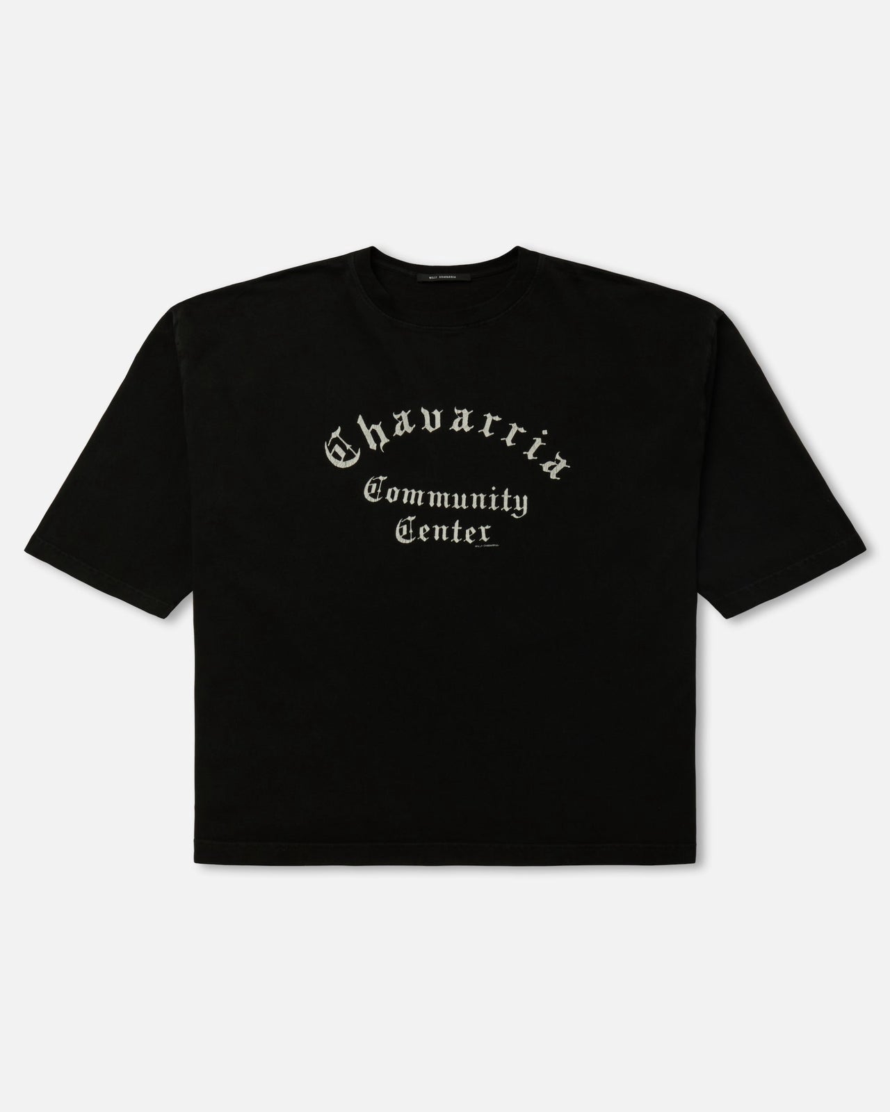 Chavarria Community Center Big Box Buffalo Tee Black