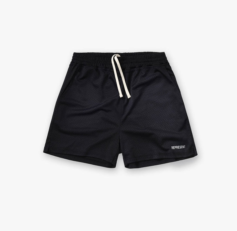 Washed Mesh Shorts Wsh Blk