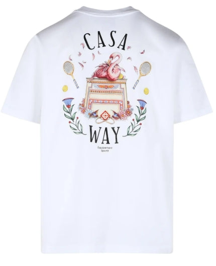 WHITE JERSEY CLASSIC T-SHIRT CASAWAY