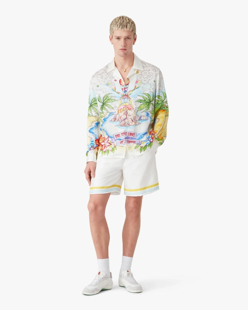BETTER DAYS CUBAN COLLAR LS SHIRT