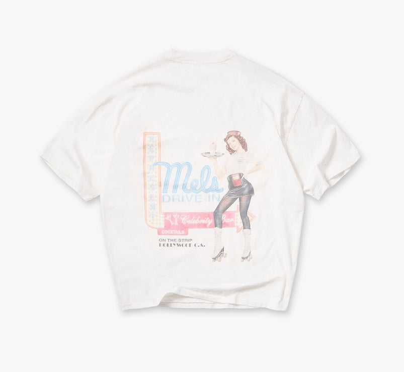 Mel's Diner T-Shirt Flat White