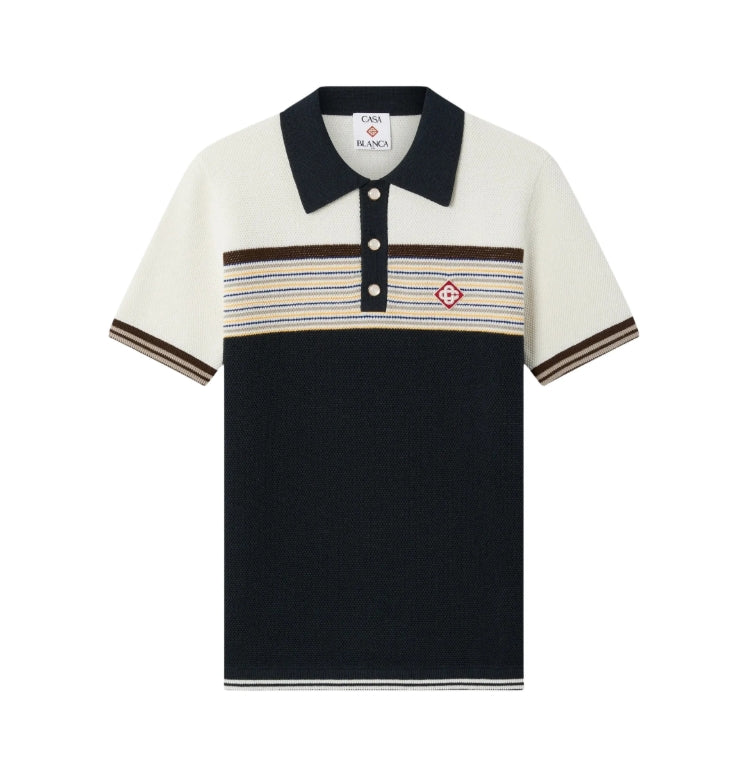 Cafe Stripe Polo Shirt