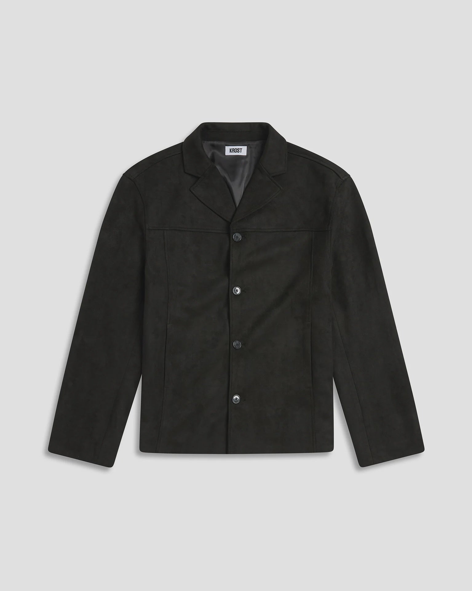 SUEDE LAPEL JACKET