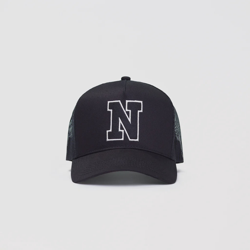 N VARSITY TRUCKER HAT
