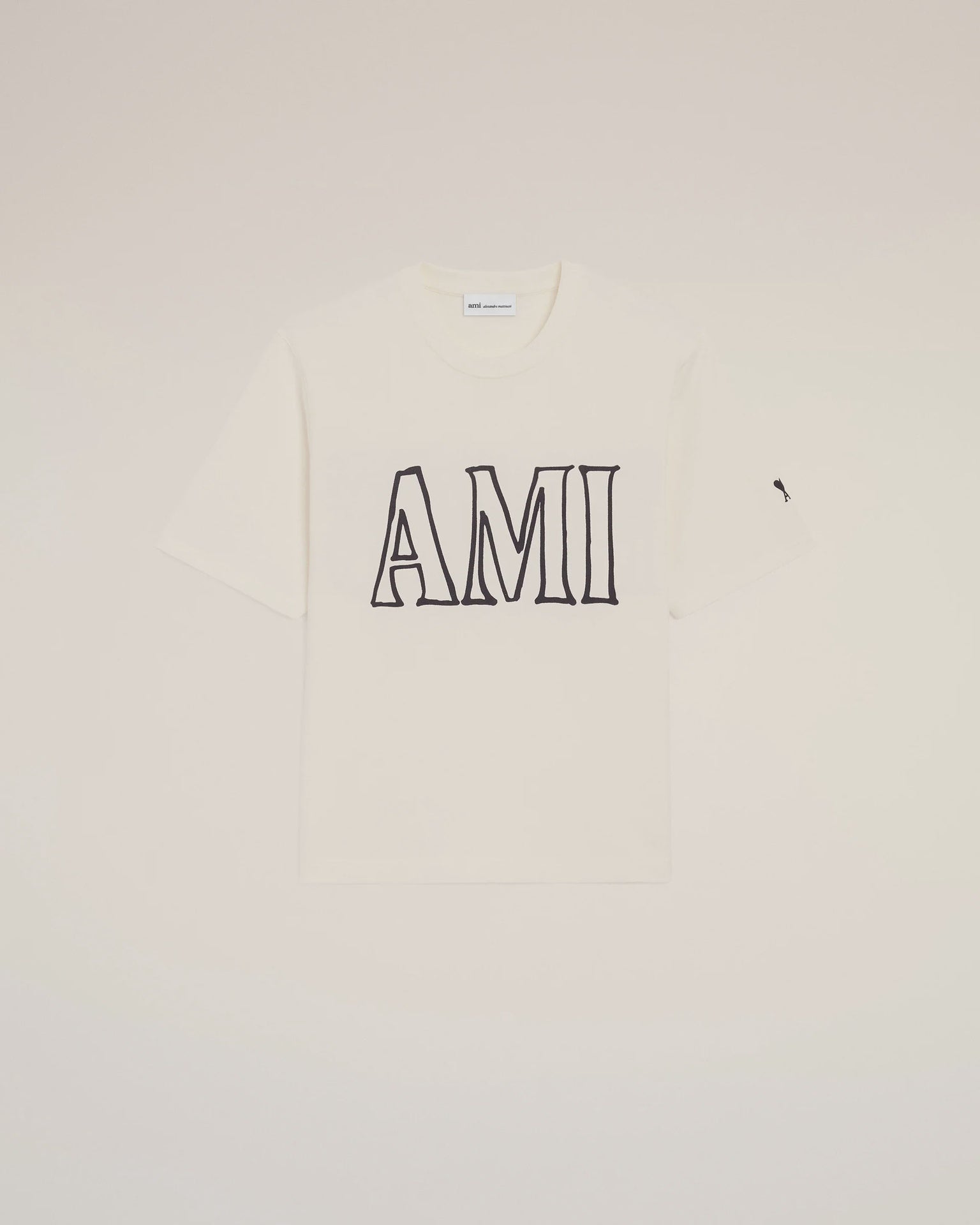 AMI PARIS PRINT T SHIRT