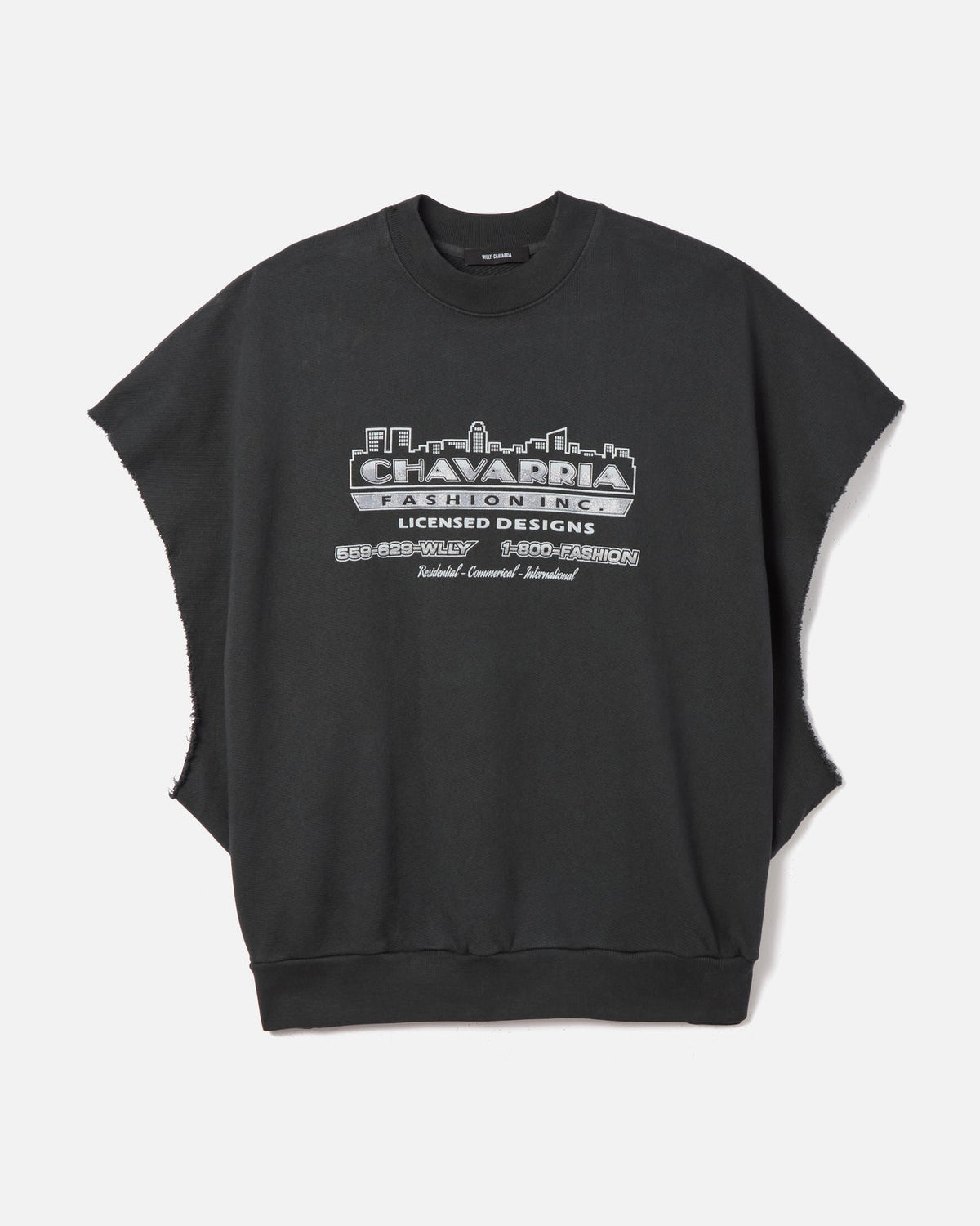 Chavarria Licensed Designs Muscle Crewneck Pirate Black