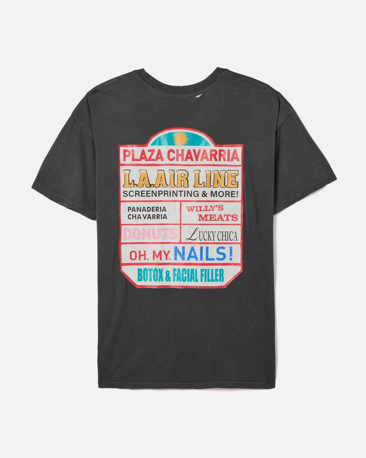 Plaza Chavarria Easy Tee Pirate Black
