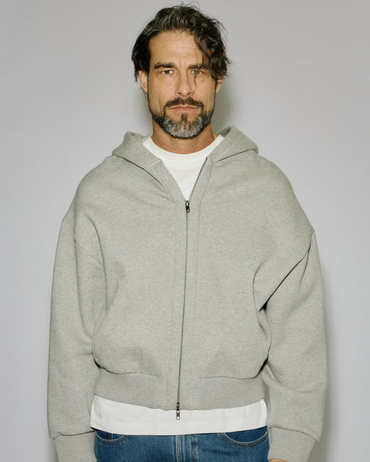 Thermal Hoodie Grey Marle