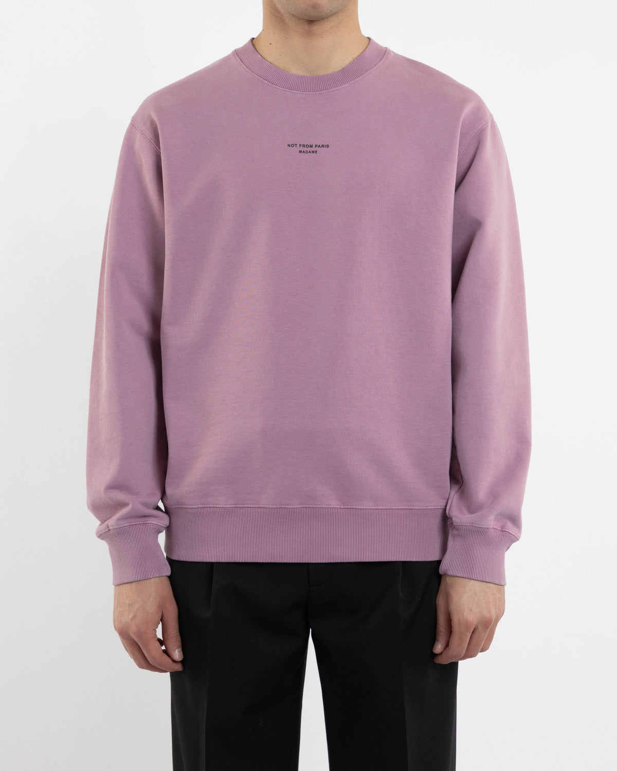 Classic Slogan Sweatshirt Pink