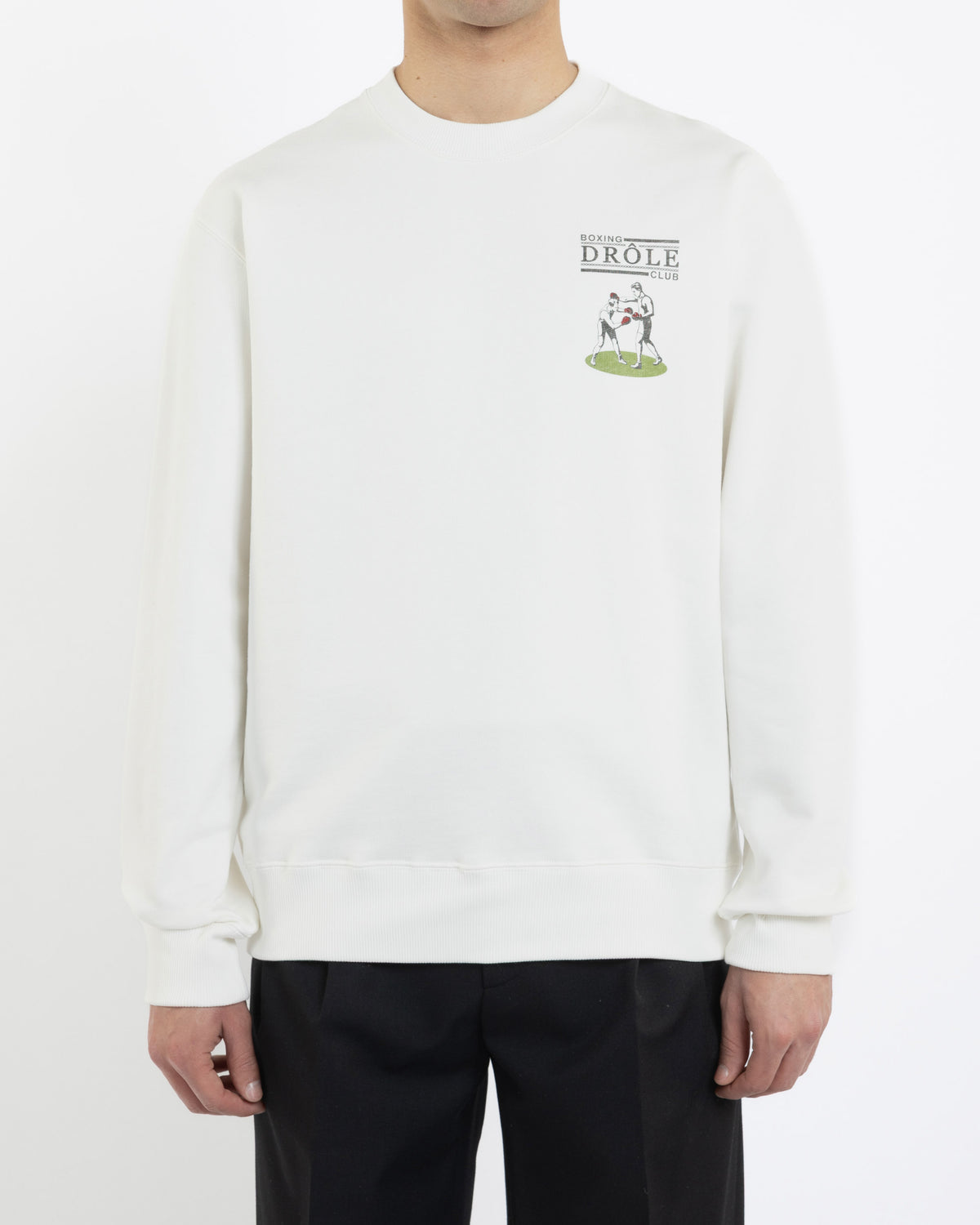 Drole Boxers Sweatshirt Off White