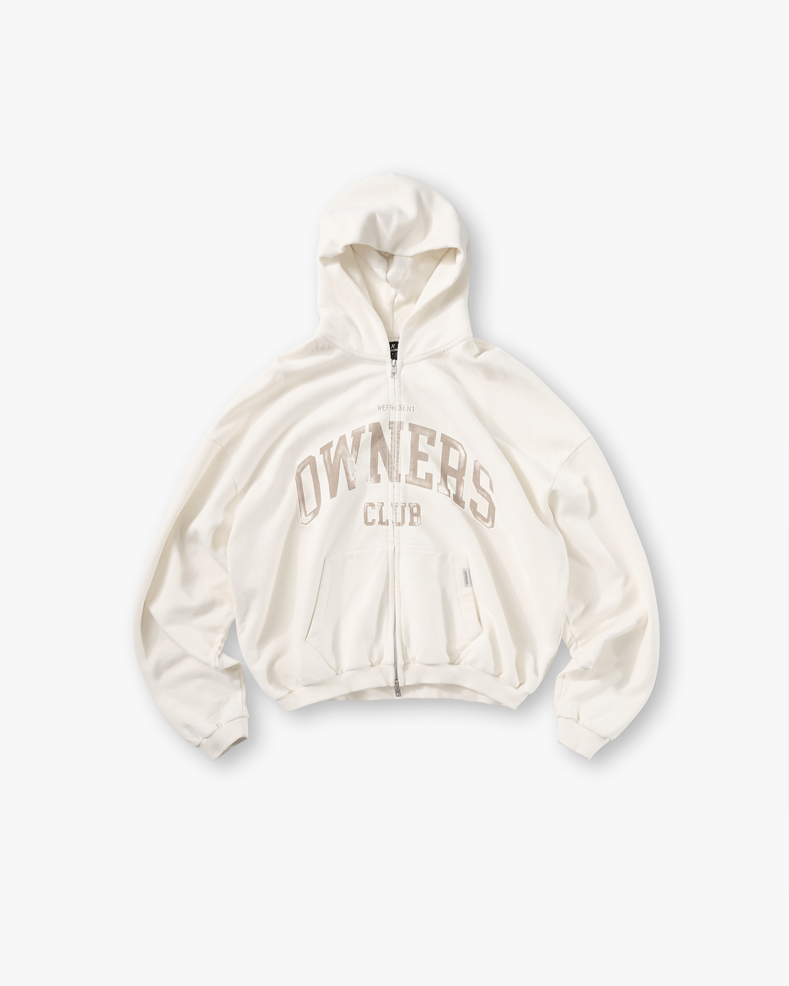 Owners Zip Thru Hoodie Chalk